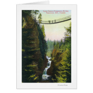 View of Lynn Canyon Suspension Bridge Cards