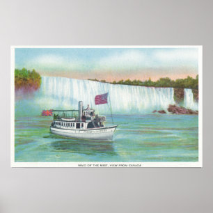 View of Maid of the Mist Boat Poster