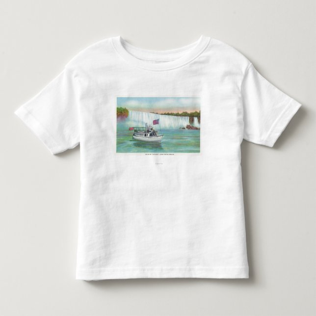 View of Maid of the Mist Boat Toddler T-shirt (Front)
