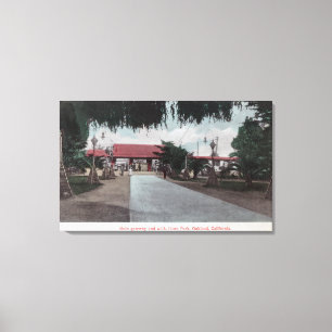 View of Main Gateway to Idora ParkOakland, CA Canvas Print