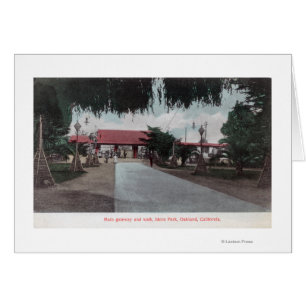 View of Main Gateway to Idora ParkOakland, CA Cards