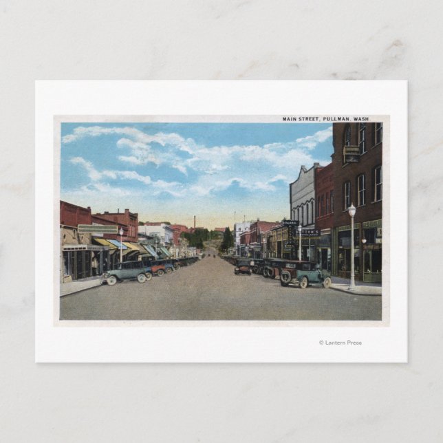 View of Main Street 3 Postcard (Front)