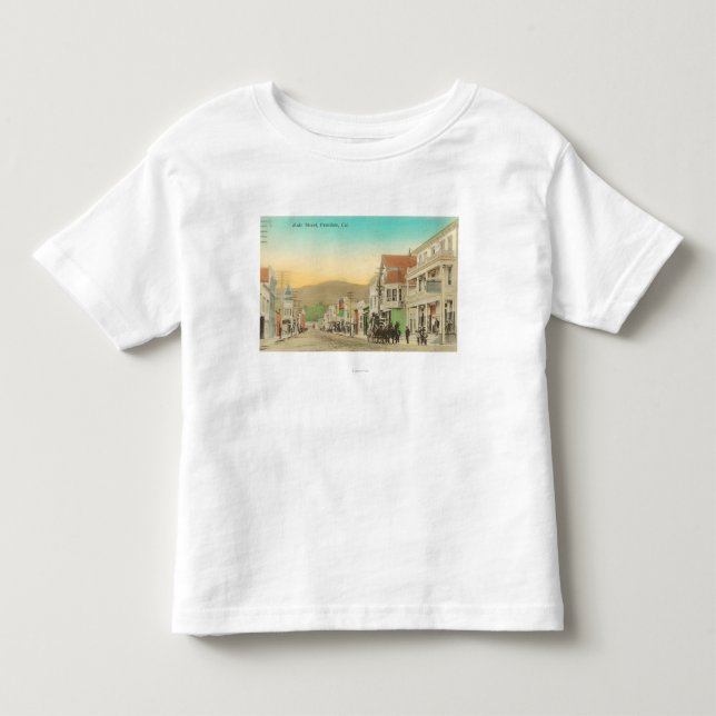 View of Main Street, Horse Carriage Toddler T-shirt (Front)