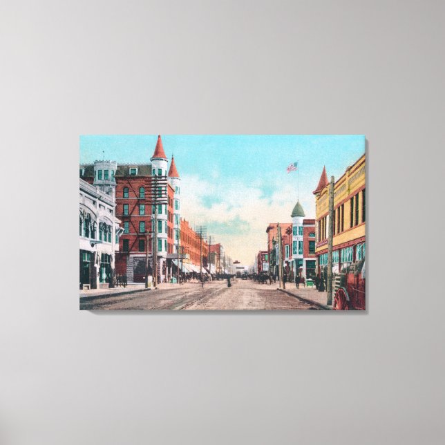 View of Main StreetBoise, ID Canvas Print (Front)