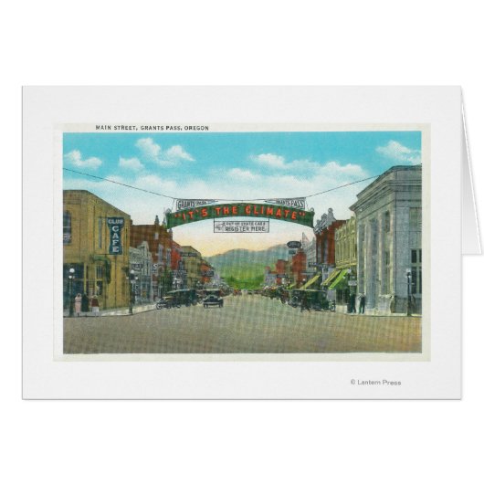 View of Main StreetGrants Pass, OR Cards (Front Horizontal)