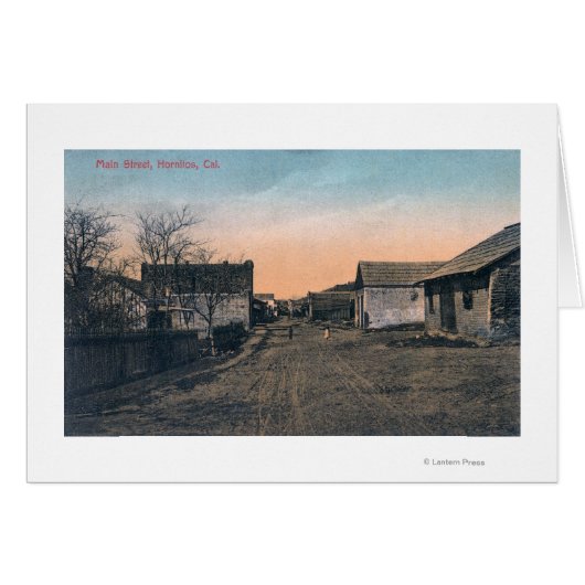 View of Main StreetHornitos, CA Cards (Front Horizontal)