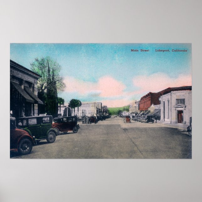 View of Main StreetLakeport, CA Poster (Front)