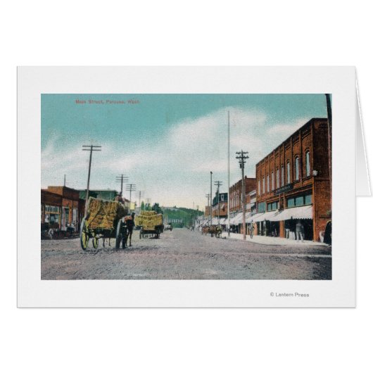 View of Main StreetPalouse, WA Cards (Front Horizontal)