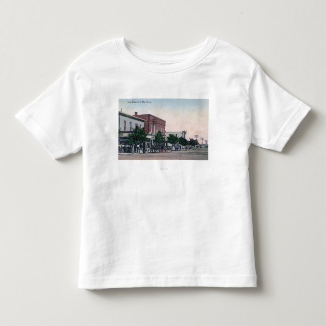 View of Main StreetScott City, KS Toddler T-shirt (Front)
