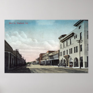 View of Main StreetWoodland, CA Poster