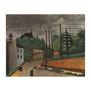 View of Malakoff by Henri Rousseau, Vintage Art