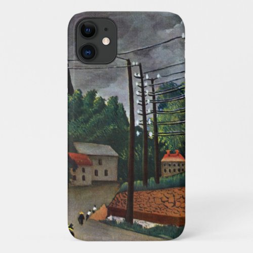 View of Malakoff by Henri Rousseau Vintage Art iPhone 11 Case