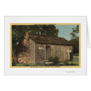 View of Mark Twain Cabin on Jackass Hill Cards