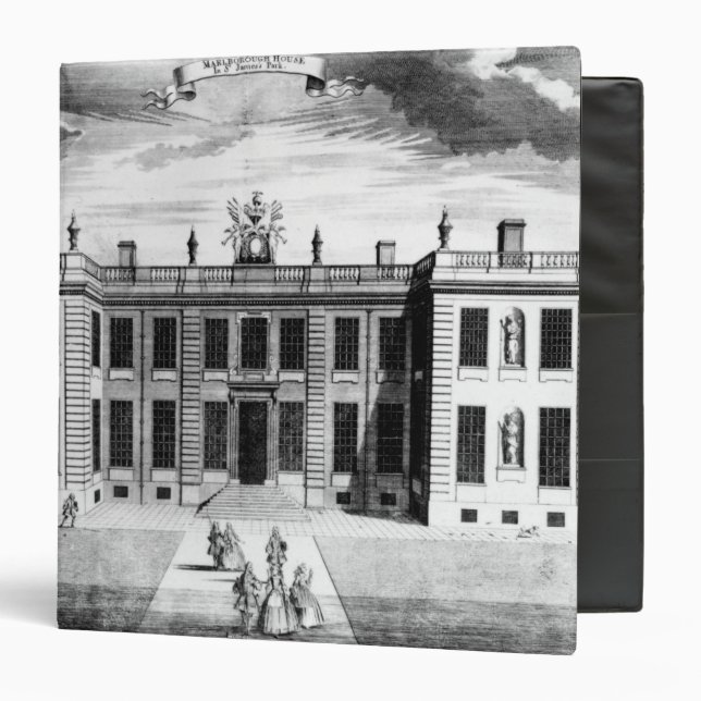 View of Marlborough House in Pall Mall 3 Ring Binder (Front/Inside)