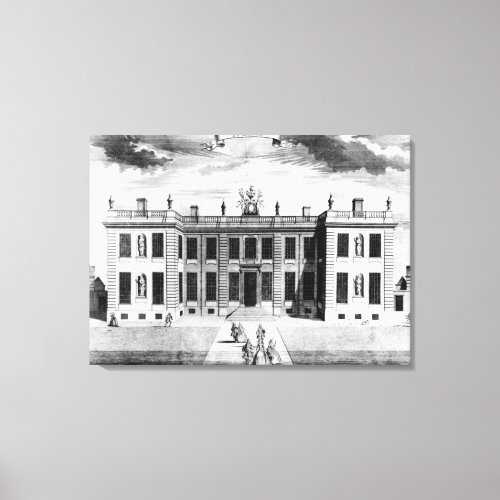 View of Marlborough House in Pall Mall Canvas Print
