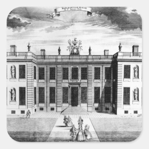 View of Marlborough House in Pall Mall Square Sticker