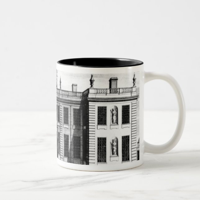 View of Marlborough House in Pall Mall Two-Tone Coffee Mug (Right)
