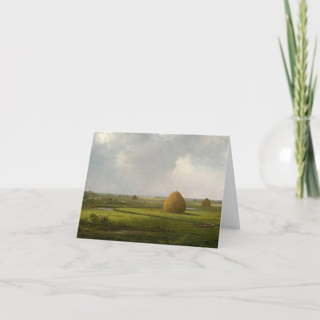 View of Marshfield, 1876 by Martin Johnson Heade Thank You Card (Front)