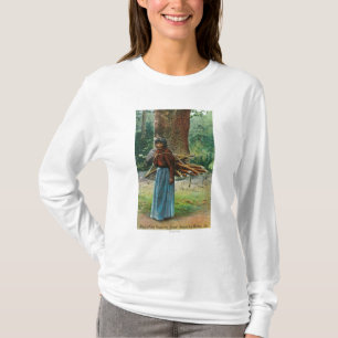 View of Mary of the Yosemite Natives Carrying T-Shirt