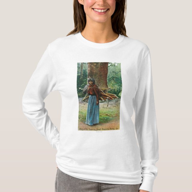 View of Mary of the Yosemite Natives Carrying T-Shirt (Front)