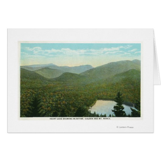 View of McIntyre, Colden, and Marcy Mts. Cards (Front Horizontal)
