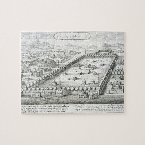 View of Mecca from Entwurf einer historischen Ar Jigsaw Puzzle