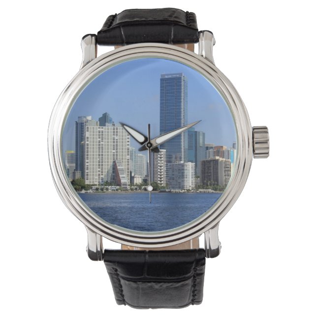 View of Miami Skyline Watch (Front)