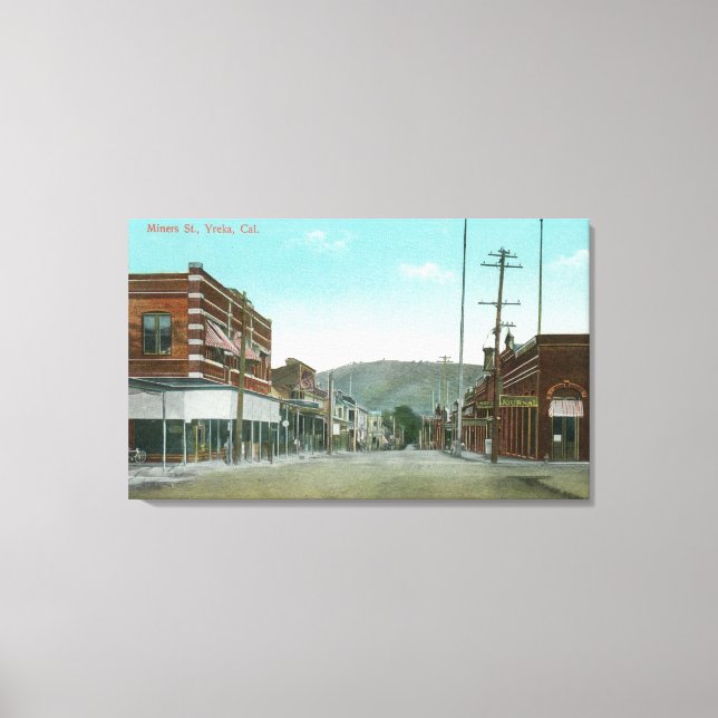 View of Miners StreetYerka, CA Canvas Print (Front)