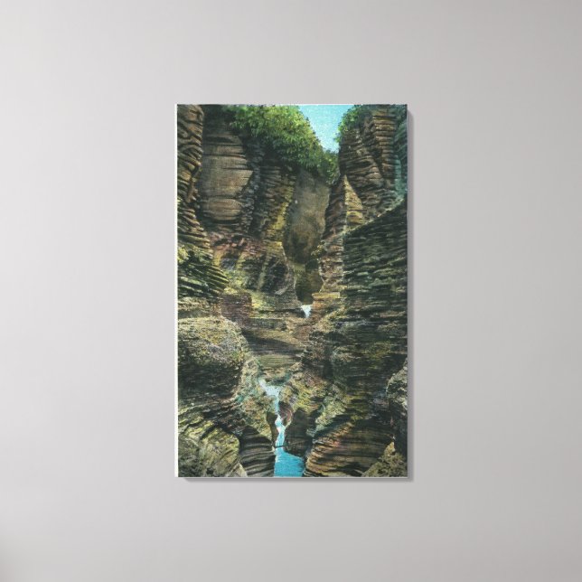 View of Minnehaha Gorge Canvas Print (Front)