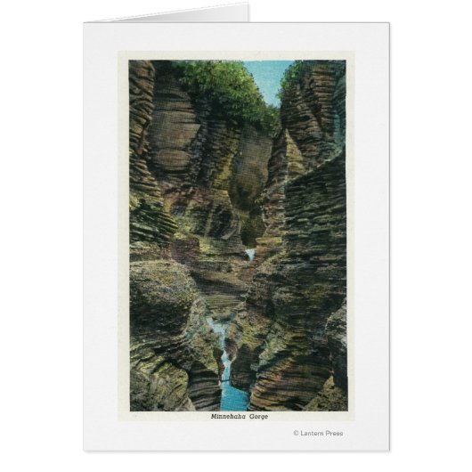 View of Minnehaha Gorge Cards (Front)