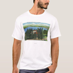 View of Mirror Lake and Mirror Lake Inn T-Shirt