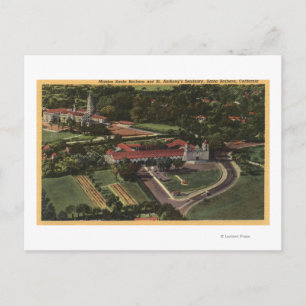 View of Mission & St. Anthony's Seminary Postcard