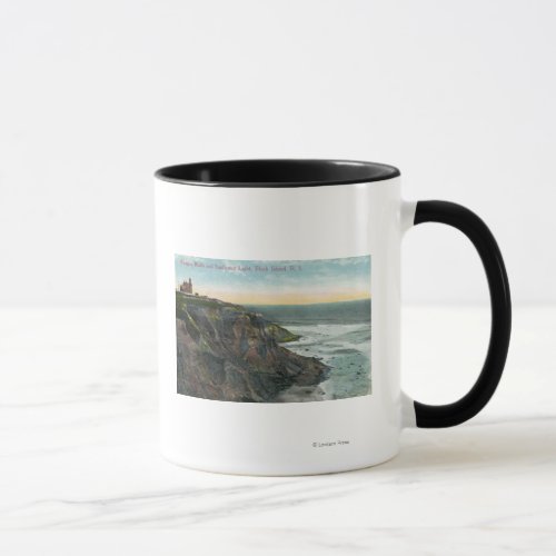 View of Mohegan Bluffs and Southeast Mug