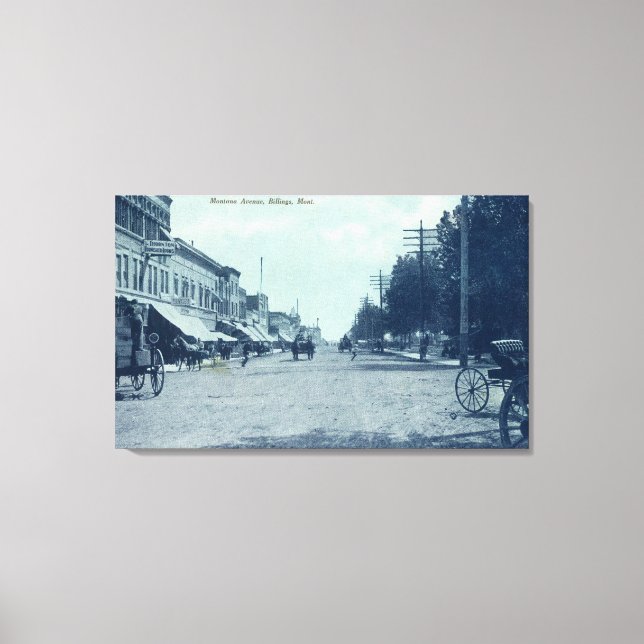 View of Montana AvenueBillings, MT Canvas Print (Front)