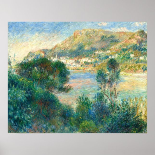 View of Monte Carlo - Auguste Renoir Fine Art Poster (Front)