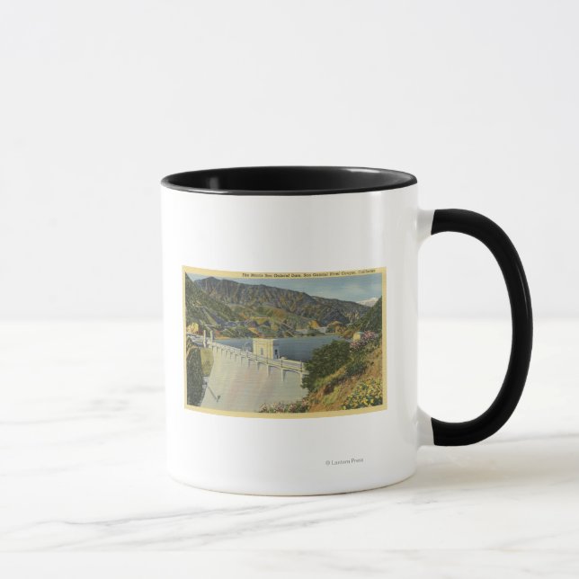 View of Morris San Gabriel Dam Mug (Right)