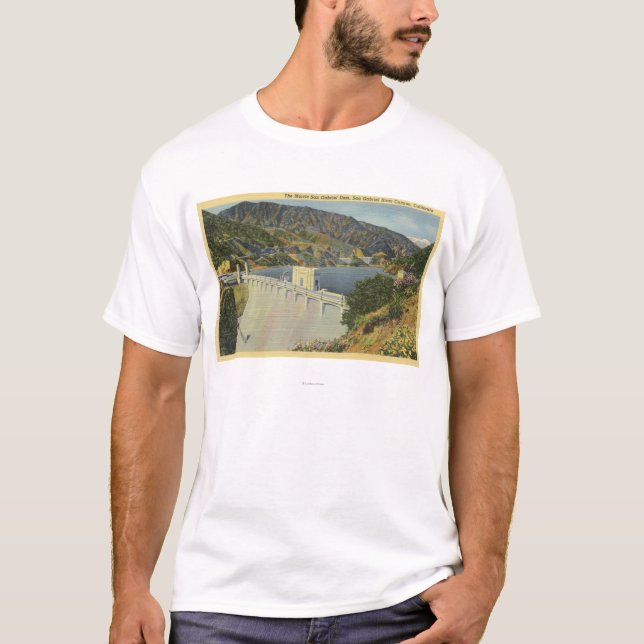 View of Morris San Gabriel Dam T-Shirt (Front)
