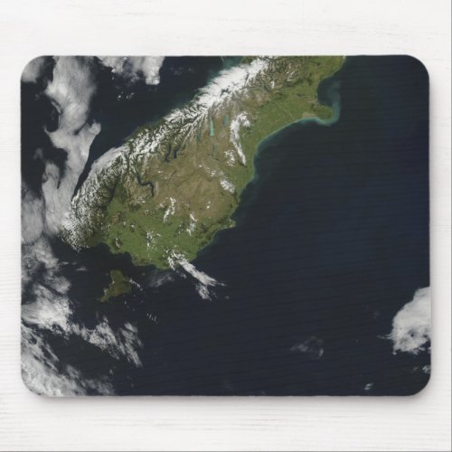 View of most of the South Island of New Zealand Mouse Pad
