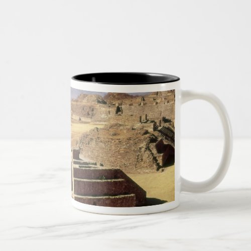 View of Mound J built c200 BC Two_Tone Coffee Mug