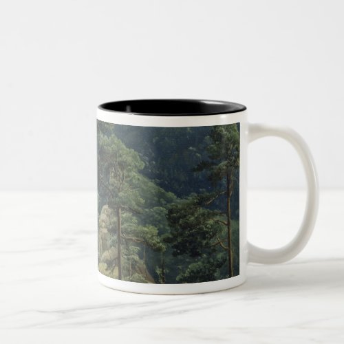 View of Mount Brocken 1829 Two_Tone Coffee Mug