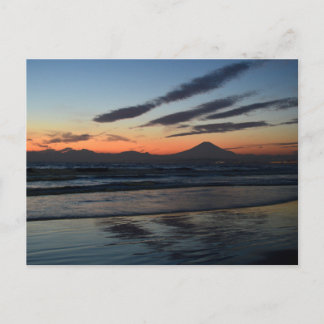 View of Mount Fuji from Sagami Bay: Japan Postcard