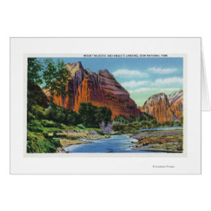 View of Mount Majestic and Angel's Landing Cards