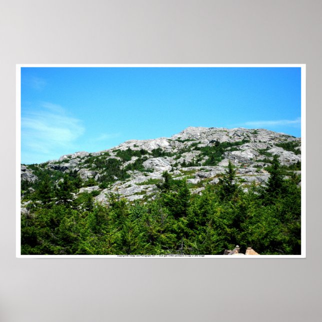 View of Mount Monadnock Poster (Front)