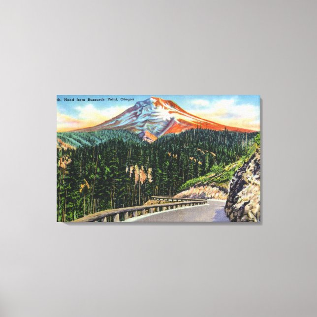 View of Mountain from Buzzards Point Canvas Print (Front)