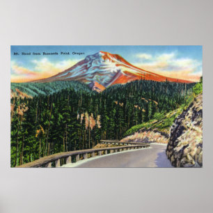 View of Mountain from Buzzards Point Poster