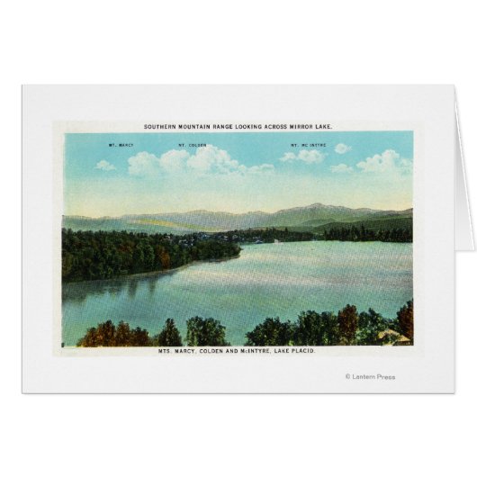 View of Mts. Marcy, Colden, and McIntyre Cards (Front Horizontal)