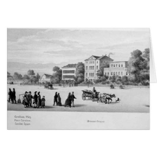 View of Munich, 1869 Cards (Front Horizontal)