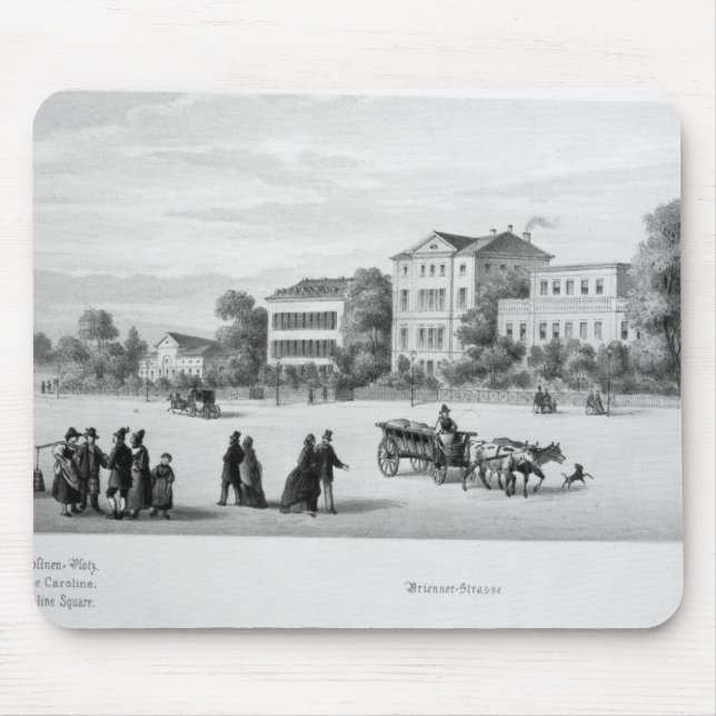 View of Munich, 1869 Mouse Pad (Front)