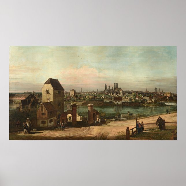 View of Munich - Bernardo Bellotto Fine Art Poster (Front)