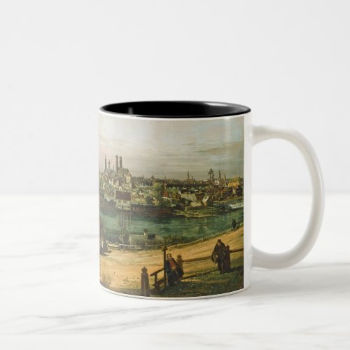 View of Munich c 1761 oil on canvas Two_Tone Coffee Mug